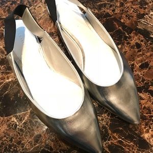Charle and Keith Silver Slingbacks